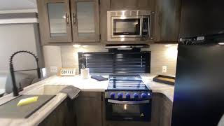 The 27RK Wildwood features a spacious rear kitchen! Check out some of these stand out features.
