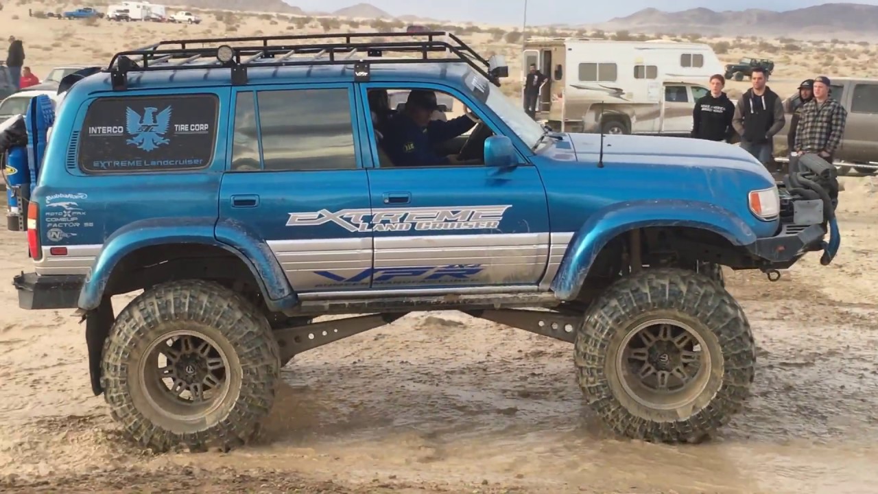 Extreme Landcruiser King Of The Hammers Lexus LX450 Monster Toyota FZJ80 KOH 2017 Mud Bog Water Pit