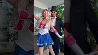 Sailor Moon + Tuxedo Mask Couple Halloween Costume 🎃💕