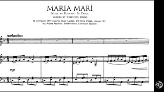Maria Mari – piano accompaniment