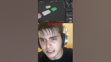 Jr vs Sr Artist: Random Colors #blendertutorial #blender #blendercommunity #blender3d #b3d