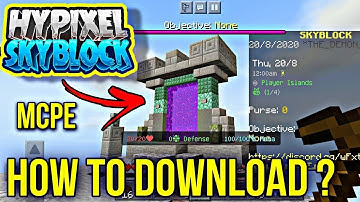 HOW TO PLAY HYPIXEL SKYBLOCK IN MINECRAFT PE FOR ANDROID ? NEW VERSION !