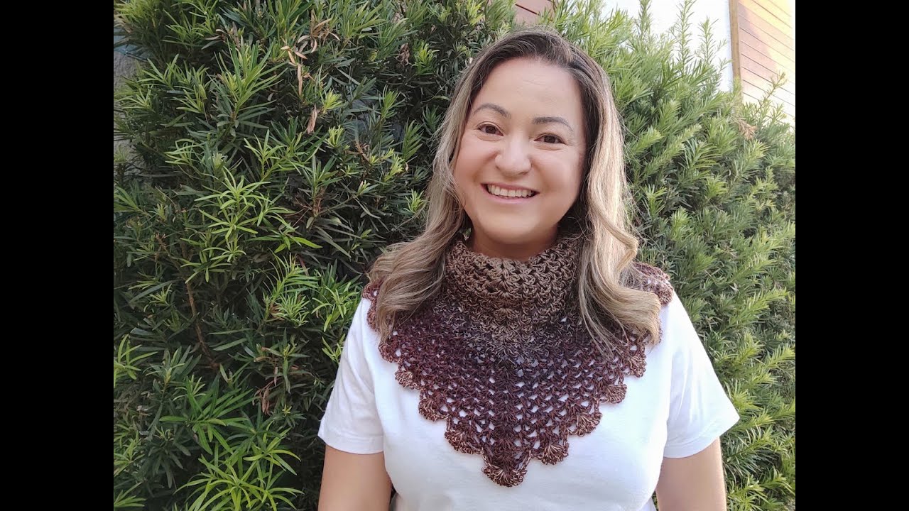 Xale de Crochê Fácil Prof. Simone Eleotério 