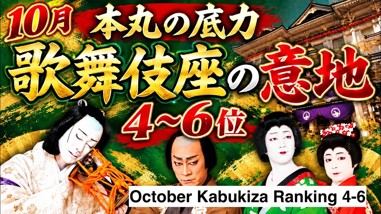 with English subtitles, October Kabuki-za Ranking - YouTube