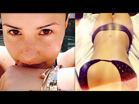 Video: Demi Lovato Viser Upublisert Foto I Bikini