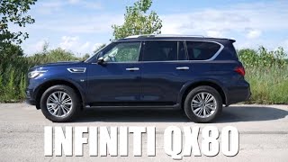 2018 Infiniti QX80 // review, walk around, and test drive // 100 rental cars