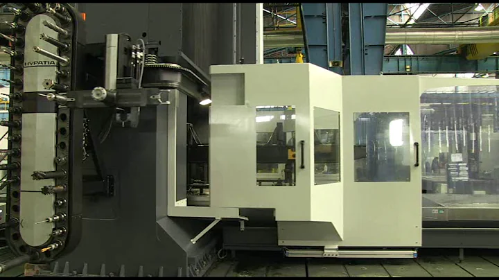 Machining of a bogie with a Correa FOX milling mac...