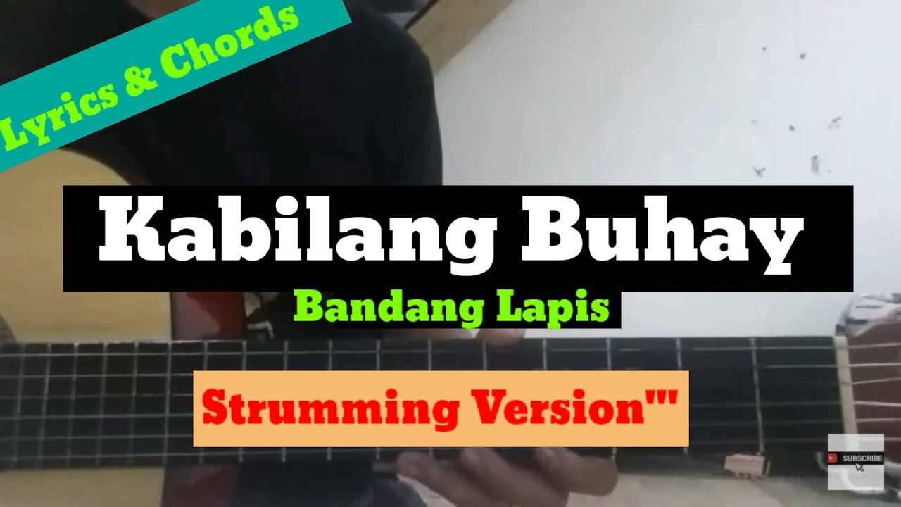 Kabilang buhay Bandang Lapis guitar Tutorials Lyrics and Chords YouTube Music