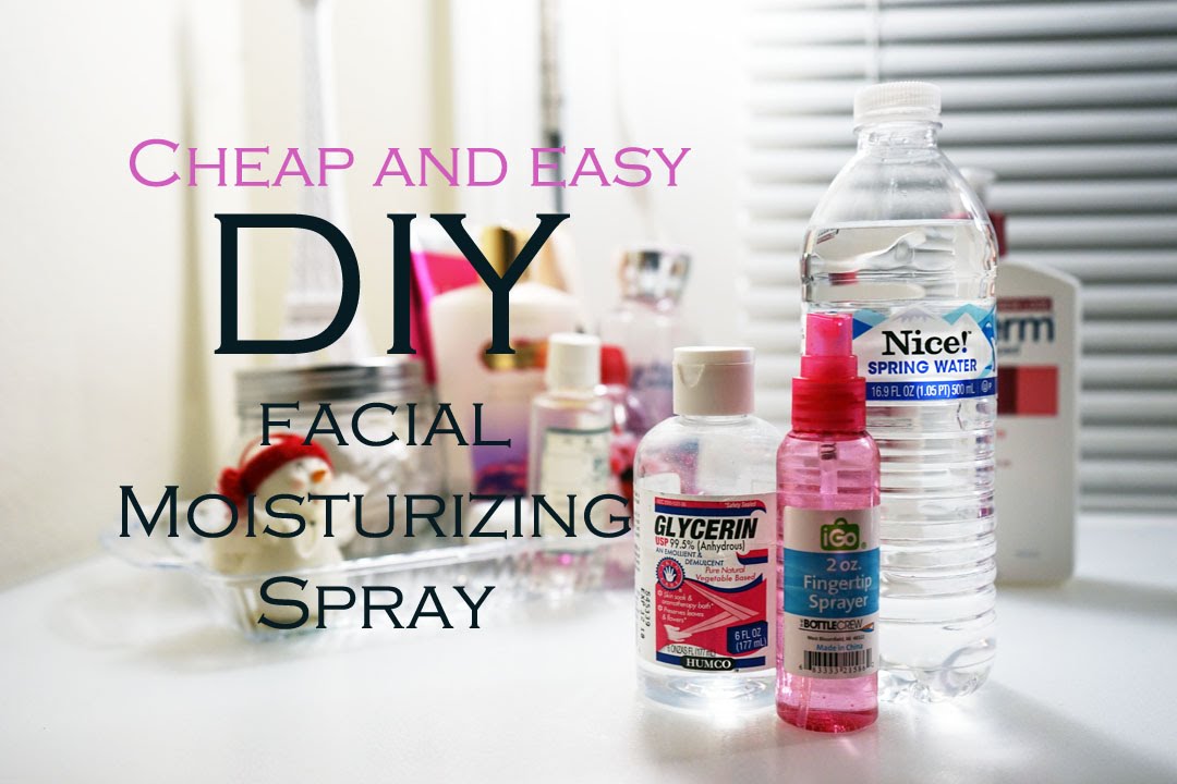 diy mist face &  Facial HELPS  YouTube DRY&FLAKY Spray Moisturizing   Cheap DIY: Easy SKIN