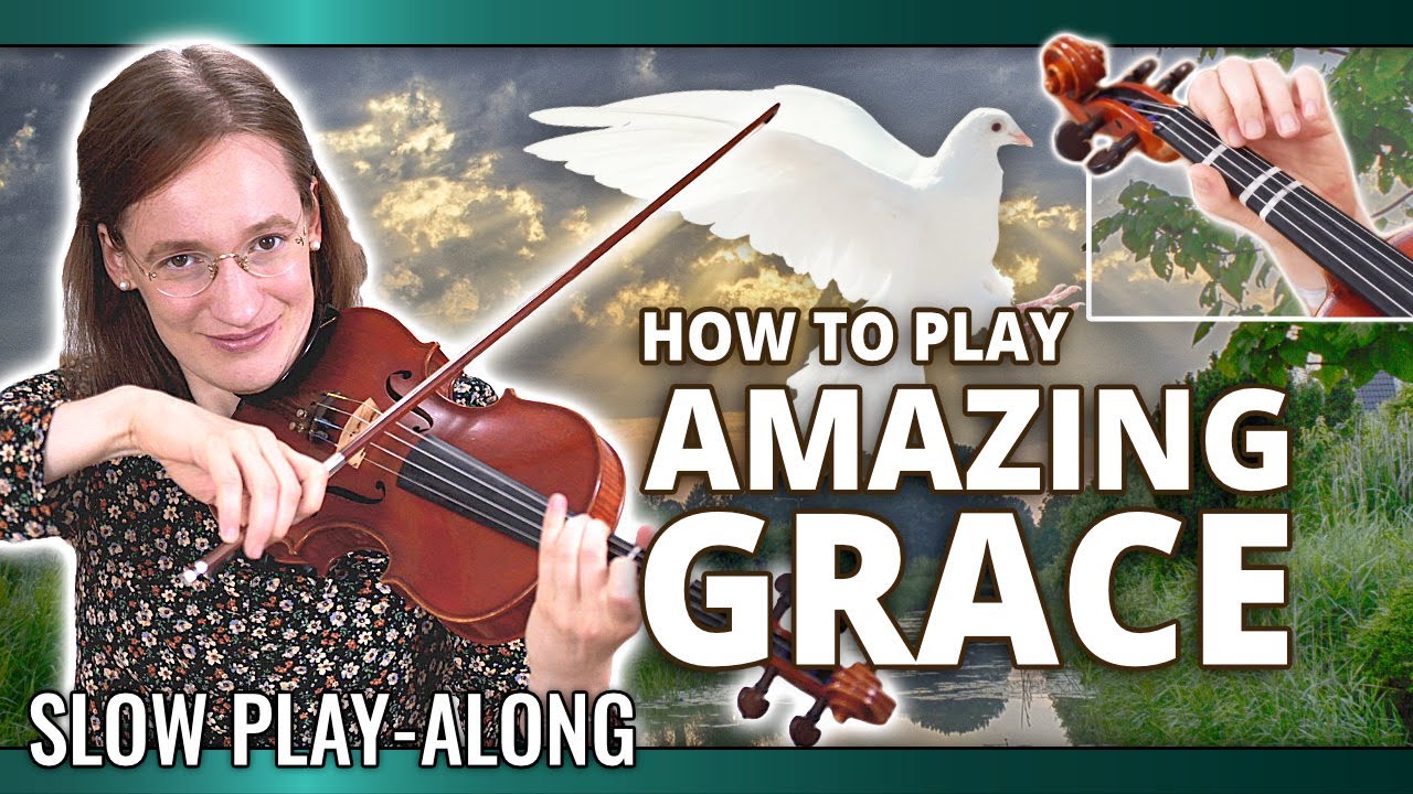 How to play Amazing Grace Slow PlayAlong Easy Beginner Song