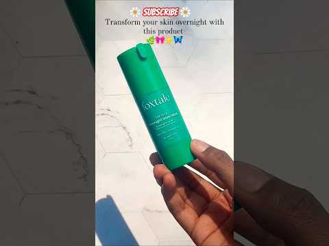 Foxtale Overnight Glow Mask Foxtale Foxtales Overnightglow Mask Shortsfeed Trending Skincare Shorts