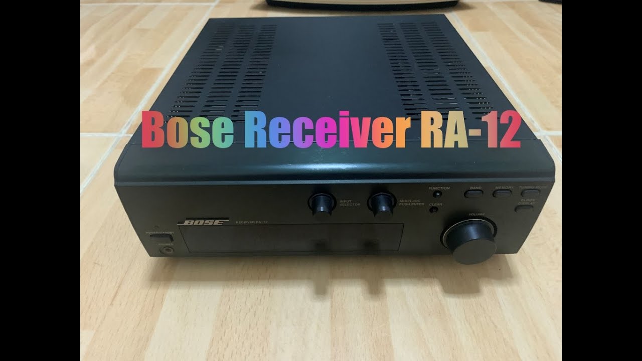 Bose receiver RA-12 - YouTube