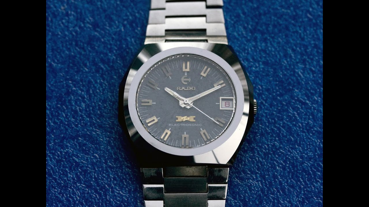 ANNÉES 70 RADO Diastar electrosonic Tungstène CASE Sapphire Faceted Crystal  - EUR 460,77 | PicClick FR