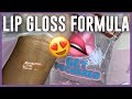 HOW TO MAKE LIP GLOSS | FORMULA INCLUDED! + Reviewing Get Suckered Lip Gloss Base!