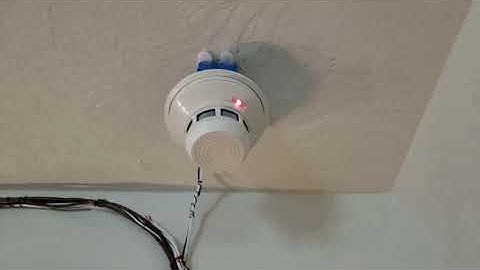 System Sensor 2424 Photoelectric Smoke Detector Activation