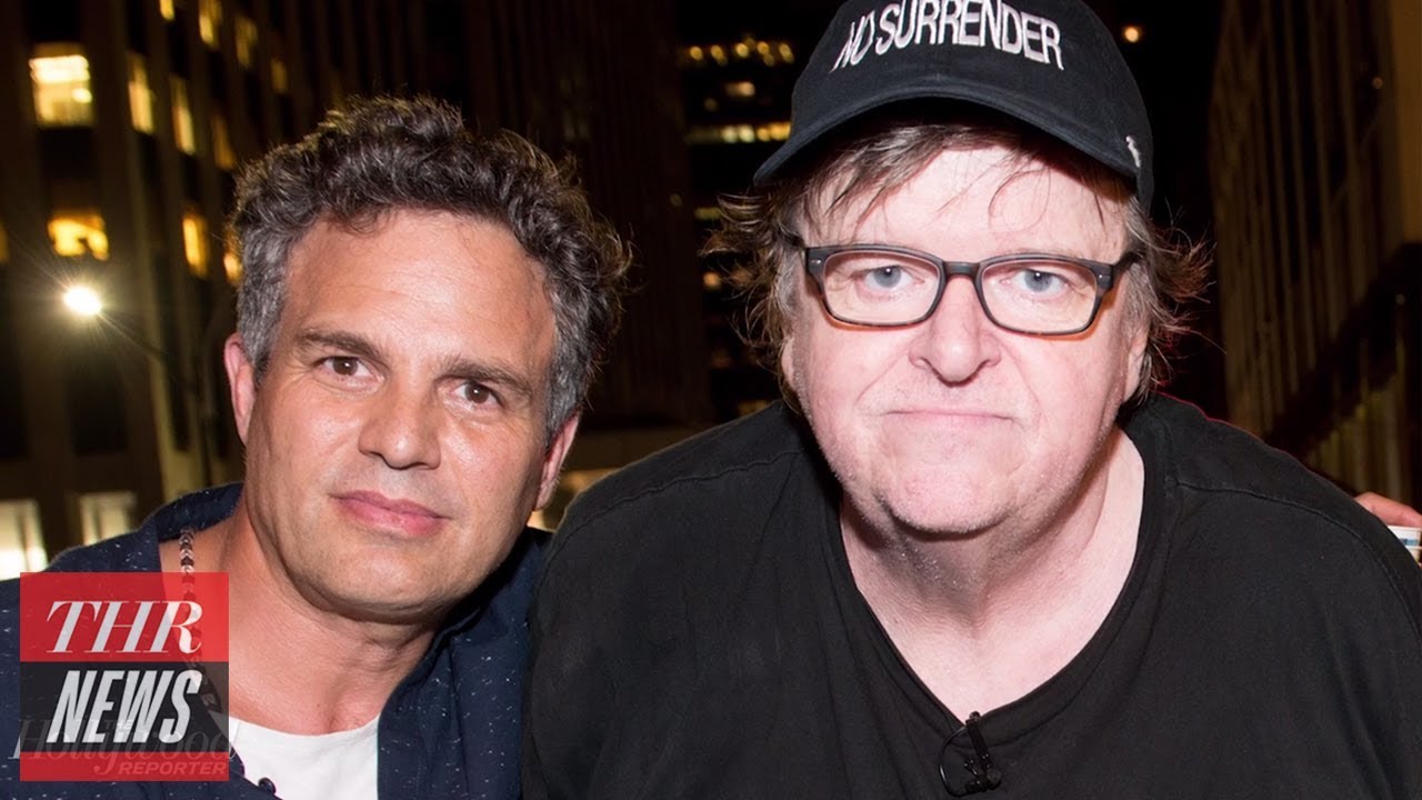 Michael Moore, Mark Ruffalo Lead Trump Tower Protest After Broadway Play | THR News