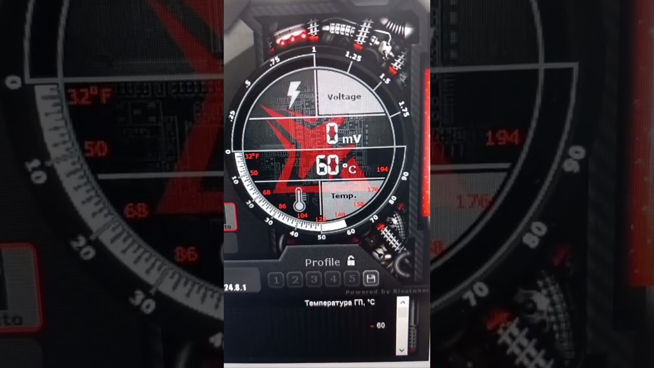 RX 6800 XT температура при 100% нагрузке