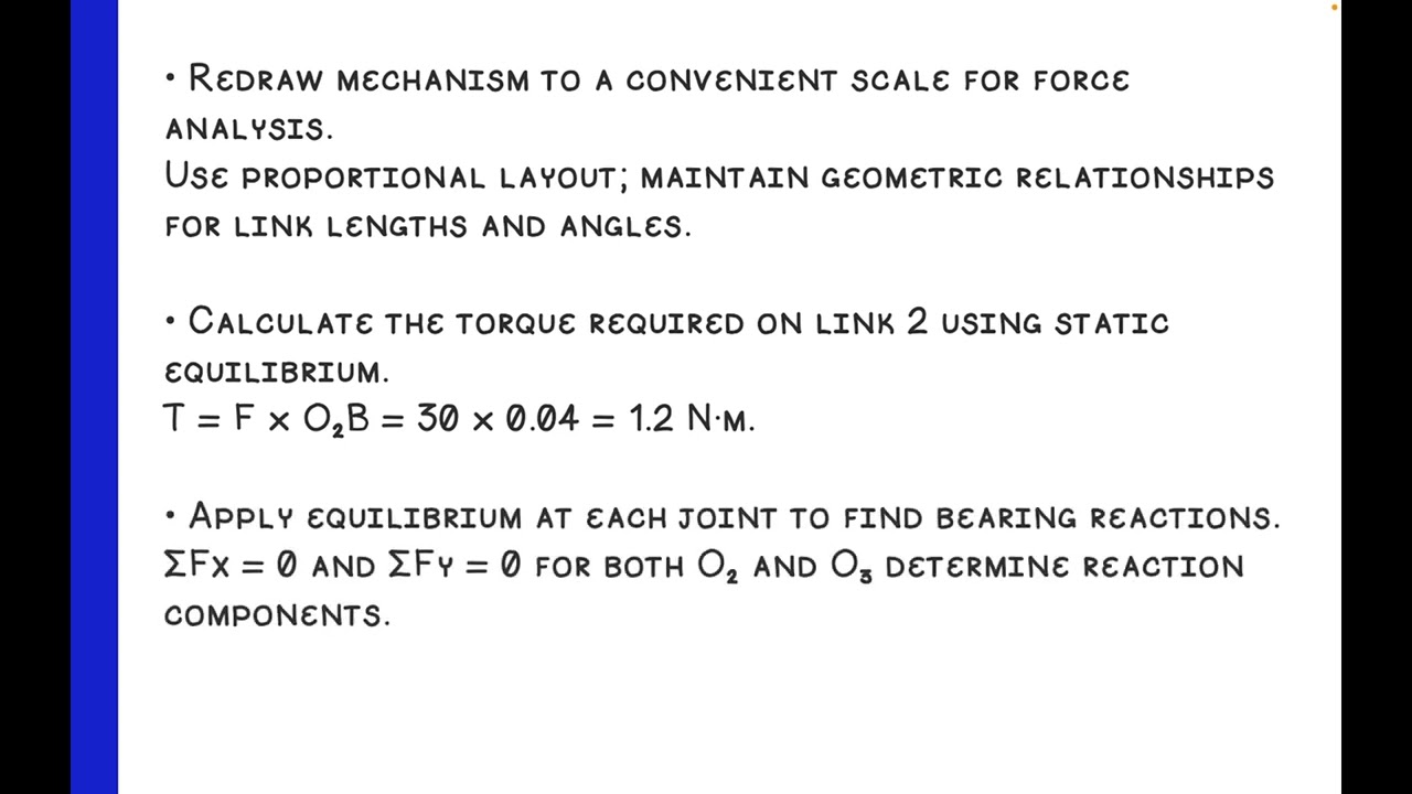 For the quick return mechanism in static equilibrium shown below, the cutting force, F has a magnit…