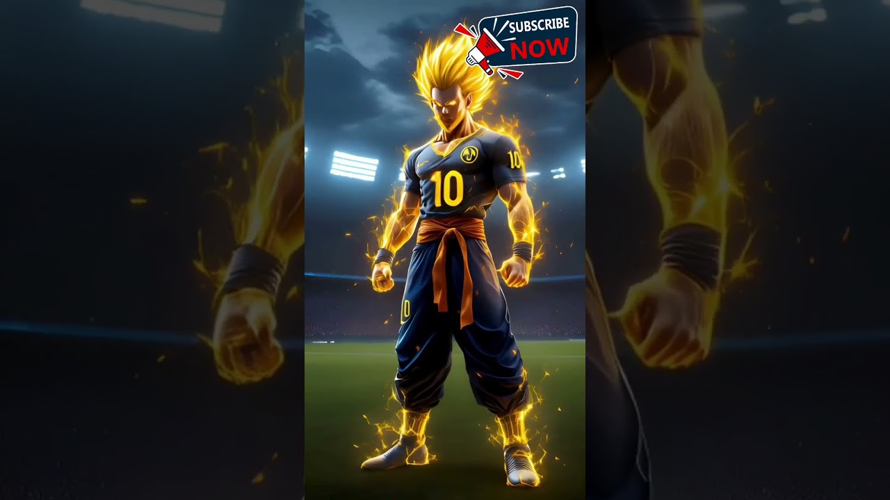 Messi × Goku Fusion ⚡