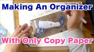 You Can Make A Personal Organizer With Only Copy Paper! KOKUYO A4 Binder