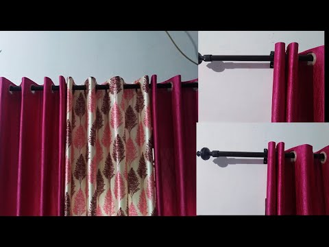How to fix CURTAIN RODS &  BRACKETS at home/ tutorial