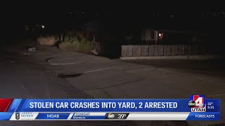 Police arrest two, search ongoing for one more in Roy after a crash