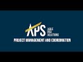 Aps project management  service offering