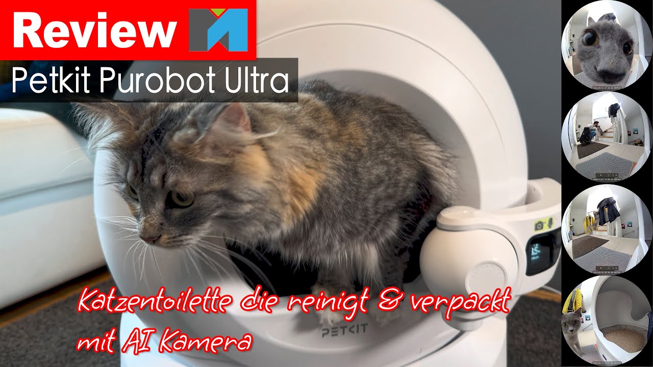 Petkit Purobot Ultra im Test: Katzentoilette reinigt sich, verpackt den Abfall und das auf Kamera!