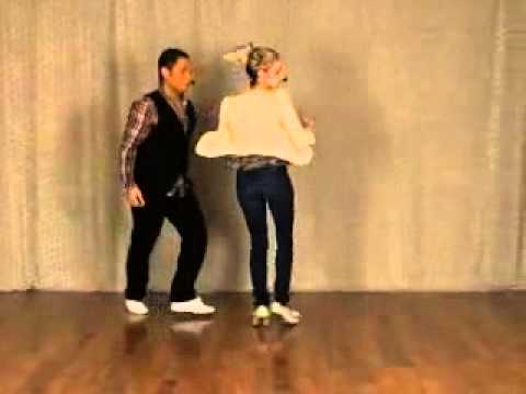 Hip Grab To Shoulder Twist - Blues Dance Lesson, Mikey Pedroza, Nikki Marvin #1726