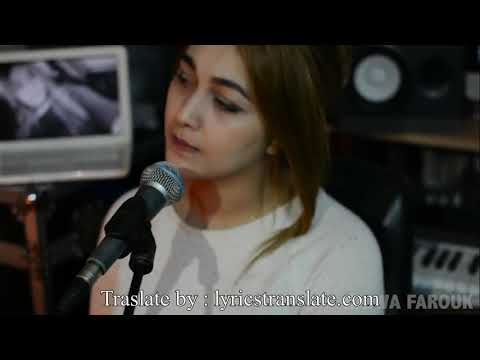 Arabic song with English subtitle Najwa Farouk _ Mauju Galby ( My heart is hurt)