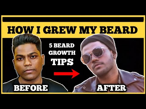 5 Beard Growth Tips For Men | In Hindi | How To Grow Beard Faster Naturally