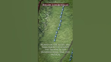 English Longbowman Tactic #shorts #fyp #tactical #documentary #military #war #medieval #history