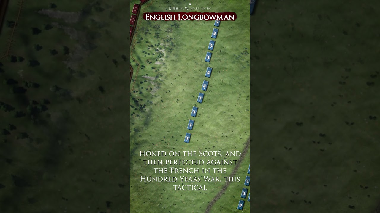 English Longbowman Tactic #shorts #fyp #tactical #documentary #military #war #medieval #history