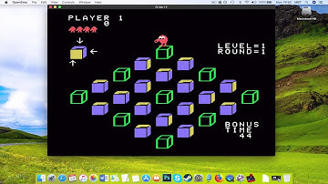 Q-bert (ColecoVision) Emulator Tutorial MAC