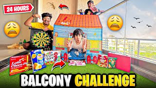 Living in Balcony For 24 Hours😍With TSG Mann & Ronish 😂| Gone Extremely Wrong😭- Jash Dhoka Vlogs