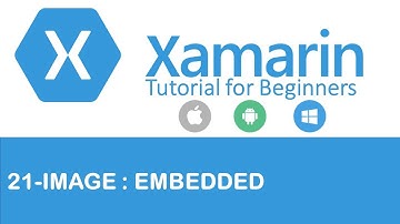 Xamarin Forms #21: How to Embed Image