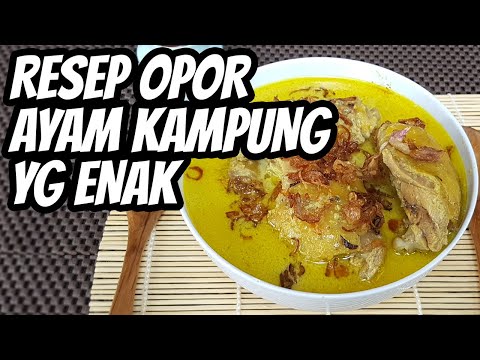 Resep Bunda Resep Cara Membuat Opor Ayam Kampung Enak Gurih dan Lezat - Menu Lebaran Yang Lezat