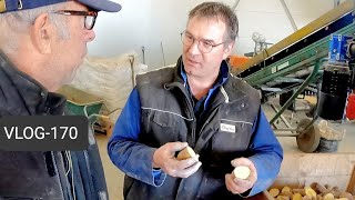 FARMVLOG #170 certificate bin, cutting potatoes, Bart Agro Mechanisatie