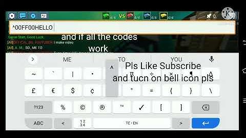 How to use colour code chat in Bedwars ( Blockman go )