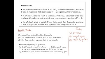 Lecture 8: Dimension, tangent spaces, and residual gerbes