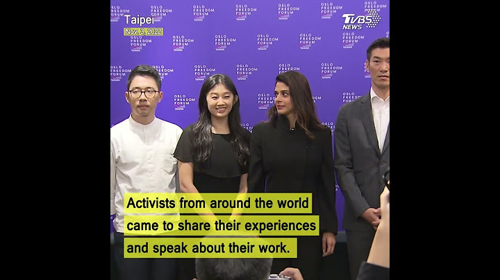 Human rights activists gather at Oslo Freedom Forum 2022 in Taipei #shorts