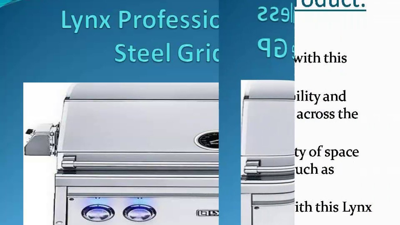 Lynx Professional Stainless Steel Griddle Plate GP YouTube