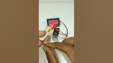 Homemade  digital voltmeter  #shorts #voltmeter