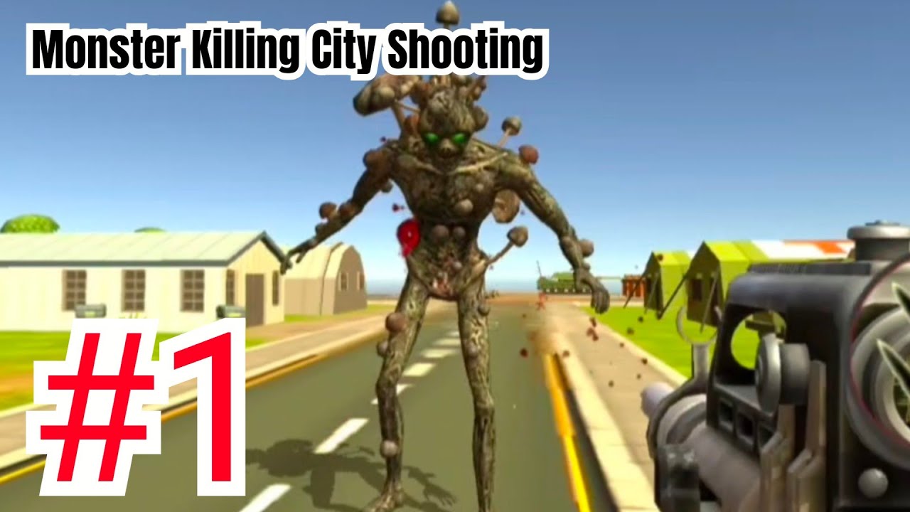 (Monster Killing City Shooting 1-5) using op weapons