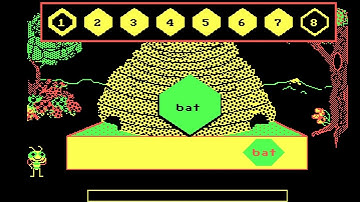 Demonstration: IBM PCjr. Speech Attachment Featuring Bouncy Bee Learns Words & Letters