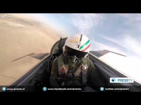 Raw footage: Iran's supersonic fighter jet,Saeqeh 2