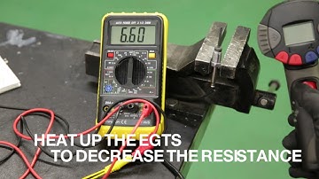 Exhaust Gas Temprature Sensor Testing with a Multimeter