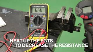 Exhaust Gas Temprature Sensor Testing with a Multimeter