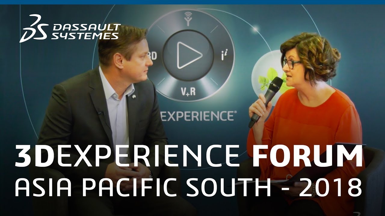 3DEXPERIENCE Forum Asia Pacific South 2018 - Interview with Richard Boiwko - Dassault Systèmes