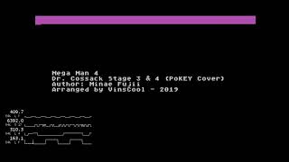 Mega Man 4 - Dr. Cossack Stage 3&4 Atari Pokey Cover
